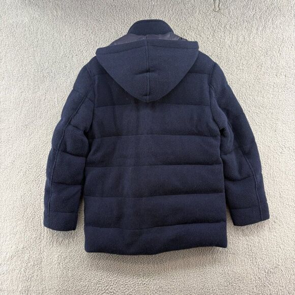 NWT Quince Mongolian Cashmere Puffer Jacket Men’s Medium True Navy $499 - Picture 7 of 13